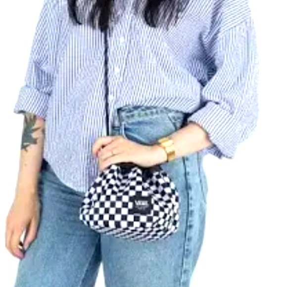 Vans Checkered Mini Cinch‎ Bag. NWOT - Picture 1 of 12